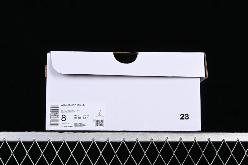 All categories Air Jordan Jordan series basketball shoes Air Jordan 1 Mid Air Jordan 1 Mid "Sky Purple" AJ1 Joe 1 various purple Chinese casual sneakers DZ3745-500